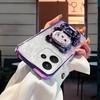 Чехол для Realme 15 Pro с градиентом, 3D-медведь, складная подставка-держатель, роскошный, тонкий, с покрытием, блестящий, для девушек, задняя крышка для Realme 15 Pro Plus