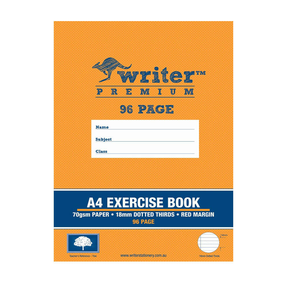 Exercise Book 96 Pages W/ Dotted Line (A4)