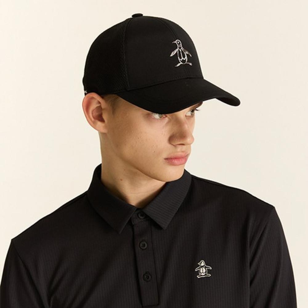 MunSingwear Men S Penguin Logo meSh Cap Black Mq321mcp74