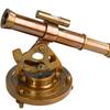 13.97 Cm Brass Alidade Telescope with Compass Nautical Decor Gift.