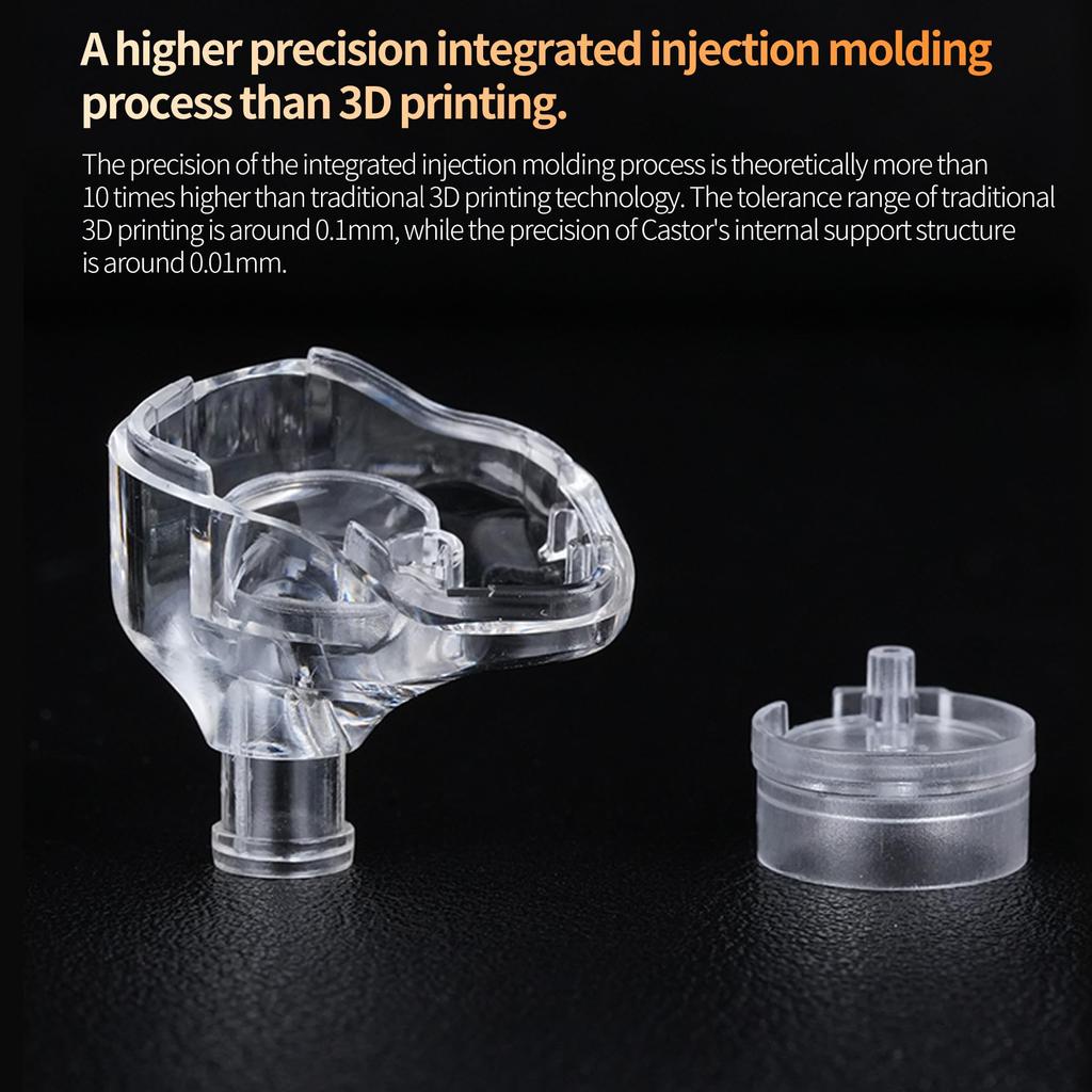 KZ Castor KZ Earphones Wired Monitor Earphones Dual Dynamic Driver Canal Earphones for Musicians and Singers 2DD Tuning Switch Frequency Reinforcement