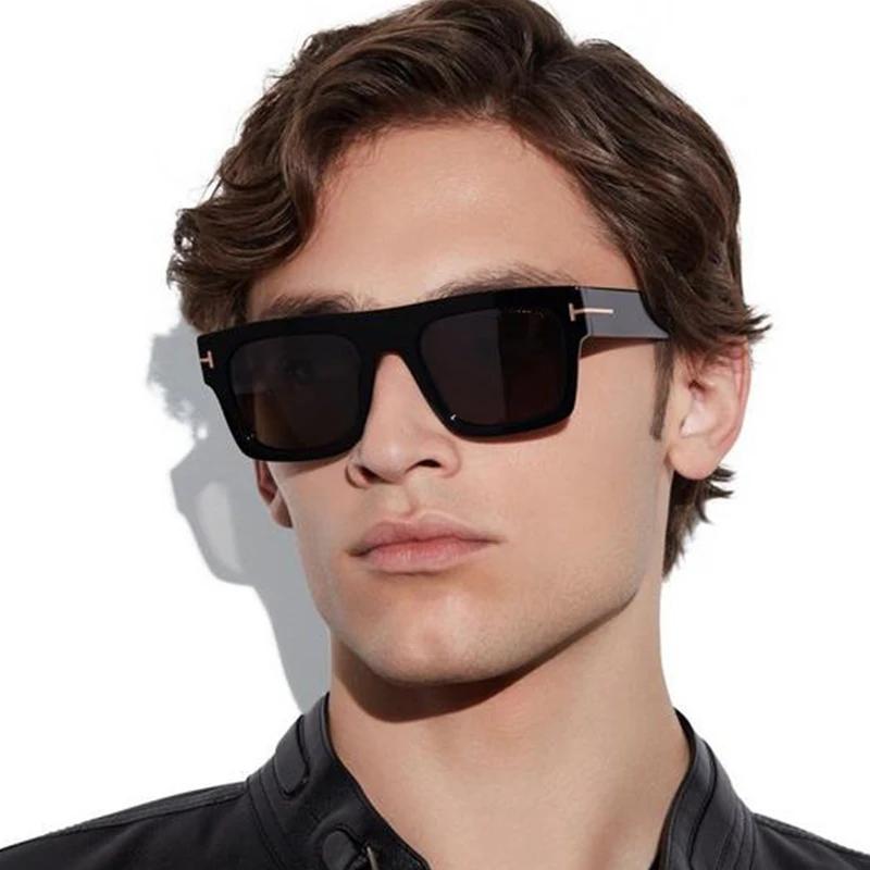 Business Oversized Sunglasses for Men Women Square Vintage Luxury Sun Glasses Retro Male Eyewear