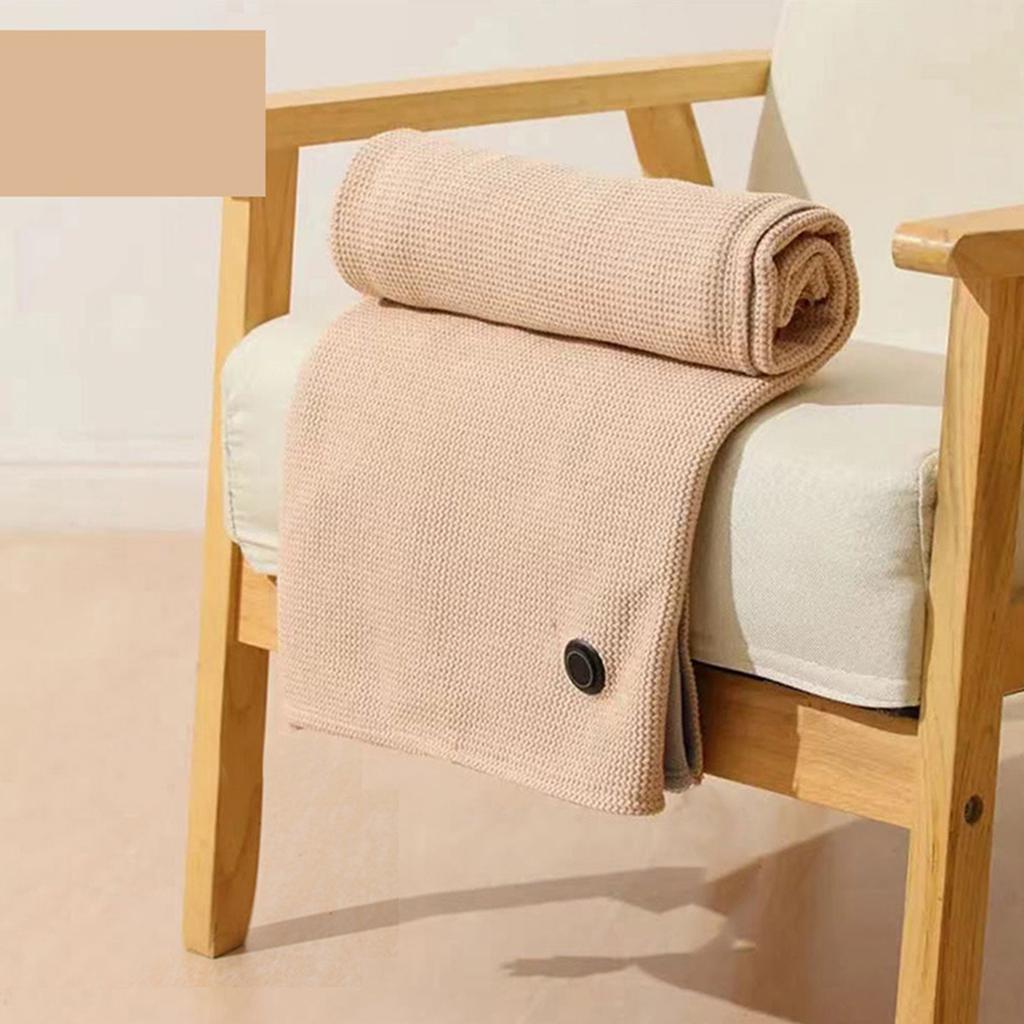 Офисное USB-одеяло с электроподогревом, носимое одеяло с подогревом, регулируемая температура, 3 уровня, можно стирать в стиральной машине, теплое одеяло