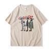 Music Band Gorillaz PUNK ROCK T Shirt Men Women Summer 90s O-neck Cotton Short Sleeve T-shirts Clothes Vintage Y2K Clothing Tee