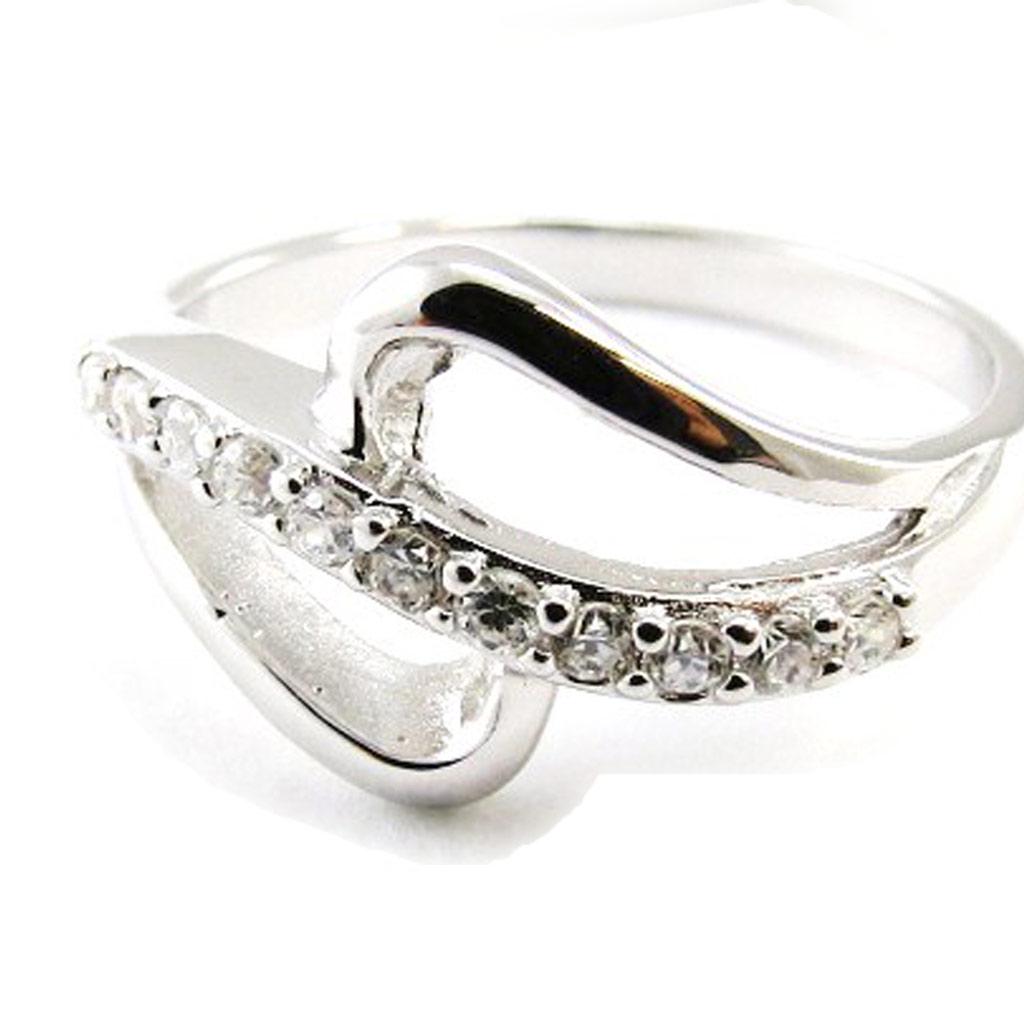 White 'Goddess' Silver Ring