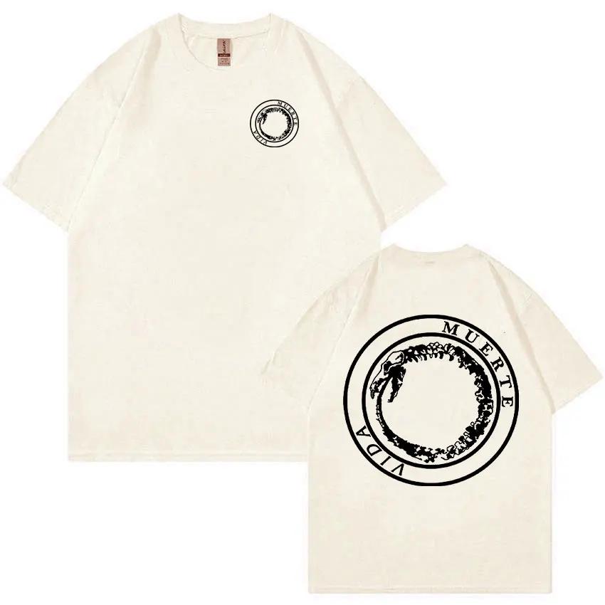 Canserbero Graphic Print T Shirt Women Unisex Vintage Fashion Short Sleeve Womens Cotton Oversized T Shirt Hip Hop Streetwear Tees Tops