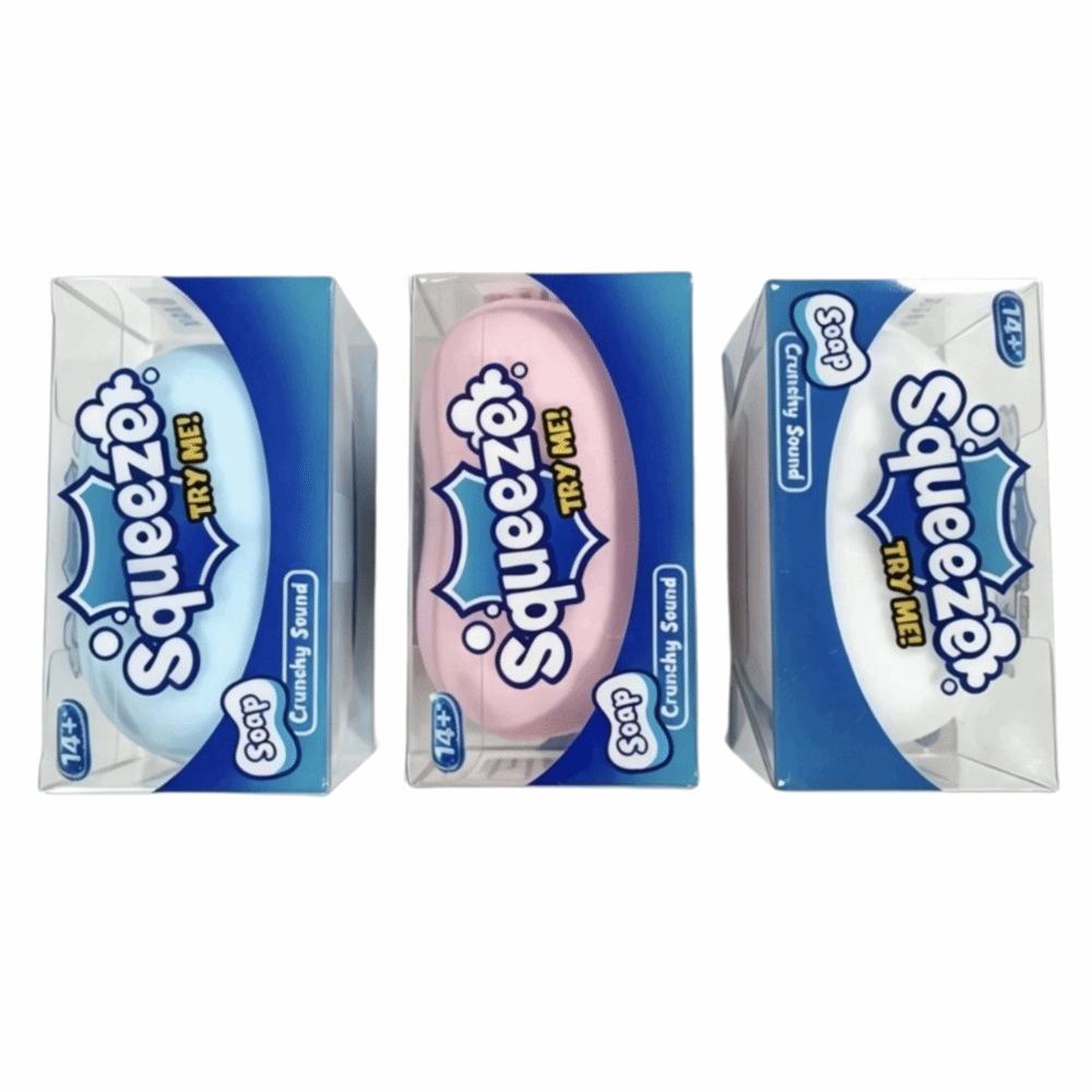 Slow Rising Crunchy Soap Ball Slow-rebound Soap Squishy Toy Sensory Toy Soap Fidget Squeeze Office