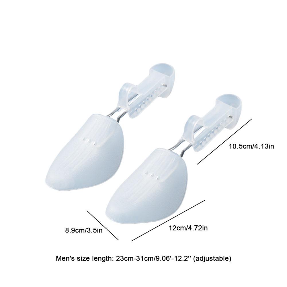 1 пара пластиковых распорок для обуви, регулируемые, портативные, формодержатели для обуви, растяжители, держатели для женской, мужской, унисекс модной обуви, черные формодержатели для обуви