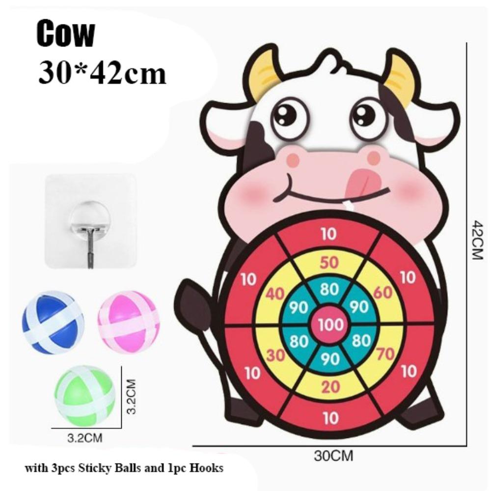 С 3 липкими шариками и крючками Животные Дартс Настольные игры Развивающие игры для детей Мальчик Девочка