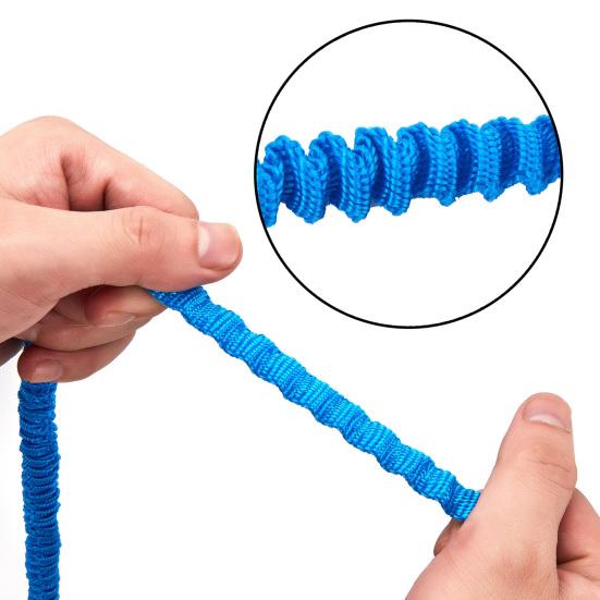 1/2/4 шт. поводок для весла для каяка, эластичный ремень для банджи, веревка, легкий поводок для удочки для каяка, поводок для катания на лодках, рыбалки, рафтинга, каноэ