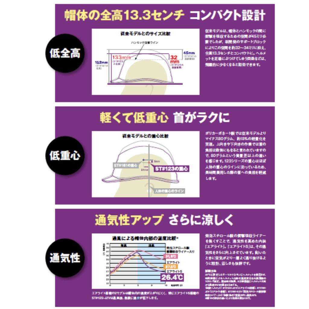 Tanizawa Air Light S helmet visor with Transparent gray helmet yellow (transparent type, grooved, shield) visor / color ST#123VJ