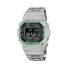 Casio Коллекция GMW B5000 1A Часы с солнечным питанием Металлический ремешок Унисекс Черный циферблат GMW-B5000-1A(Watch4--)