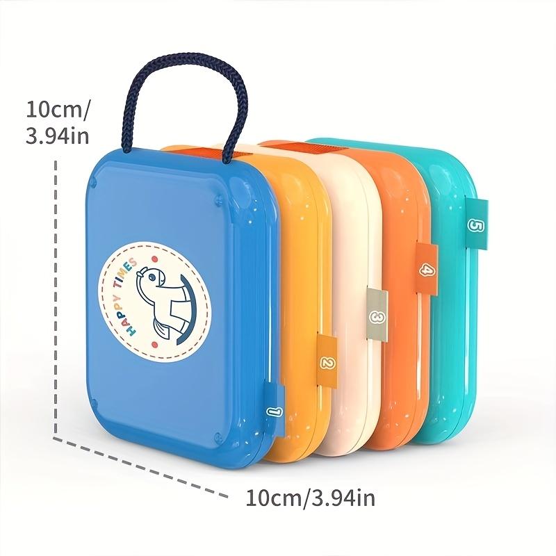 Бизиборд, Многофункциональная сенсорная развивающая игрушка, Развитие мелкой моторики пальцев, Подходит для путешествий в помещении и на открытом воздухе, Складной и удобный для переноски