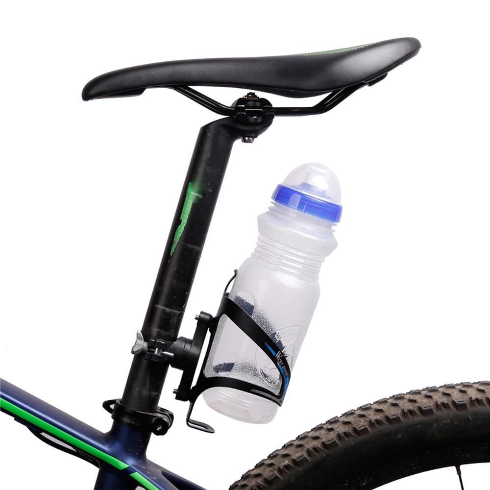 Bicycle Kettle Extension Holder 360 Degree Rotatable Water Bottle Cage Adapter For Bike Handlebar Saddle Seatpost