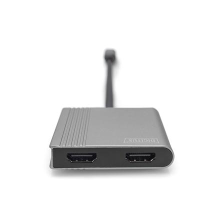 Digitus Video Adapter Cable | 19-pin HDMI Type-A | Female | 24-pin USB-C | Male | Space Gray