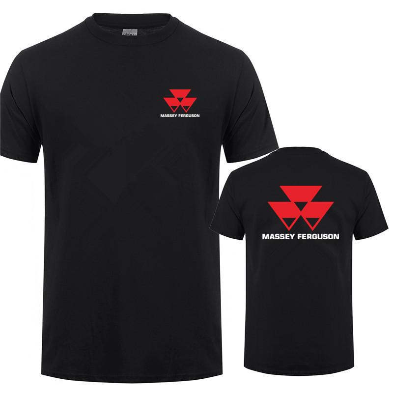 Massey Ferguson T Shirt Tops New Fashion Short Sleeve Massey Ferguson Tractor Agriculture Logo Tshirts Tees Tshirts Lh074