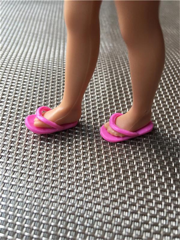 Little Kelly Doll Shoes Fashion Pink Boots Slippers Casual Wear Shoes for Mini Licca Dolls Accessories Doll Long Knees Boots