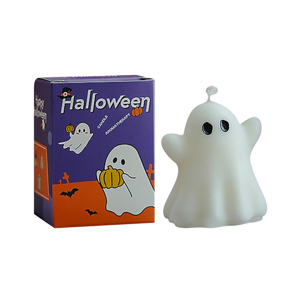 Свеча на Хэллоуин Привидение Ароматерапия Атмосфера Сувенир Творческий Ручной Работы Форма Воск