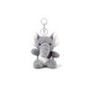Posture Scarf Sitting Baby Elephant Cartoon Plush Keychain Pendant For Gift Kids