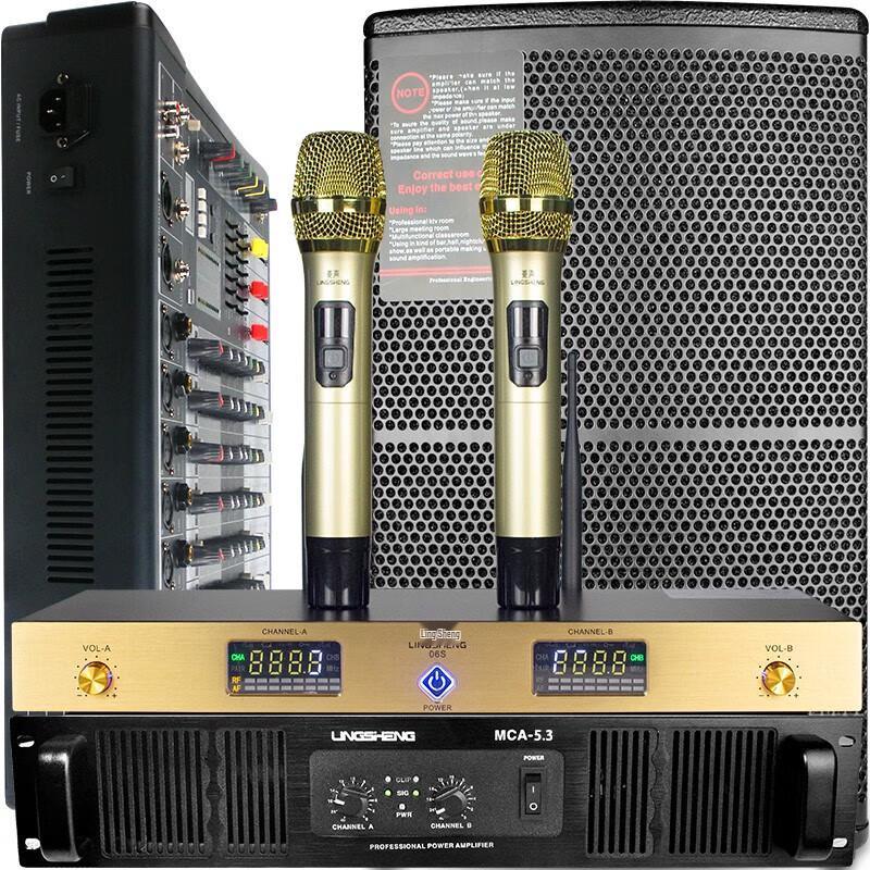LINGSHENG SP-10 Профессиональная сценическая акустическая система Штепсель CN (адаптер в комплекте)