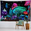 Cartoon Cute Mushroom Tapestry Wall Hanging Aesthetic Room Decoration Bohemian Psychedelic Home Dormitory Wall Decoration