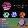 3Вт*60 светодиодов RGB 3 в 1 PAR свет DMX 512 звуковое управление DJ вечеринка огни свадьба диско огни бальный зал клуб проекция сценический свет
