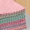 Absorbent Kitchen Towels Soft Microfiber Cleaning Cloths Non-stick Oil Dish Cloth Rags For Kitchen Household Dish Towel