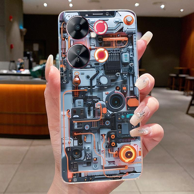 Чехол для ITEL P65 P671L Эстетичный Роскошный Милый Крутой Мальчик Девочка Рисунок Мягкий силикон Чехол для телефона Задняя крышка Прозрачный ТПУ Оболочка