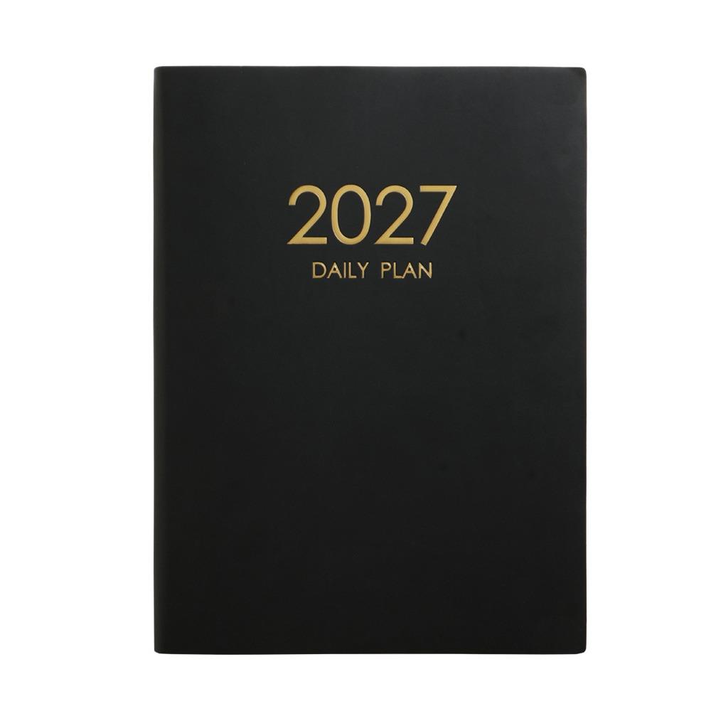 A4 2027 Daily Planner PU Schedule Planner New Organizer Notebook Office Planning