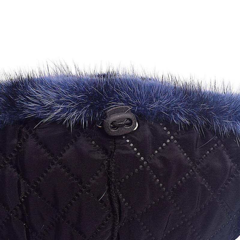 Норковая шапка женская осень и зима норковый мех мех норки модная трендовая норковая шапка универсальная бейсболка-рыцарь