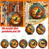 2D Flat Acrylic Garden Door And Window Pendants, Decorations, Props And Ornaments On The Branches In