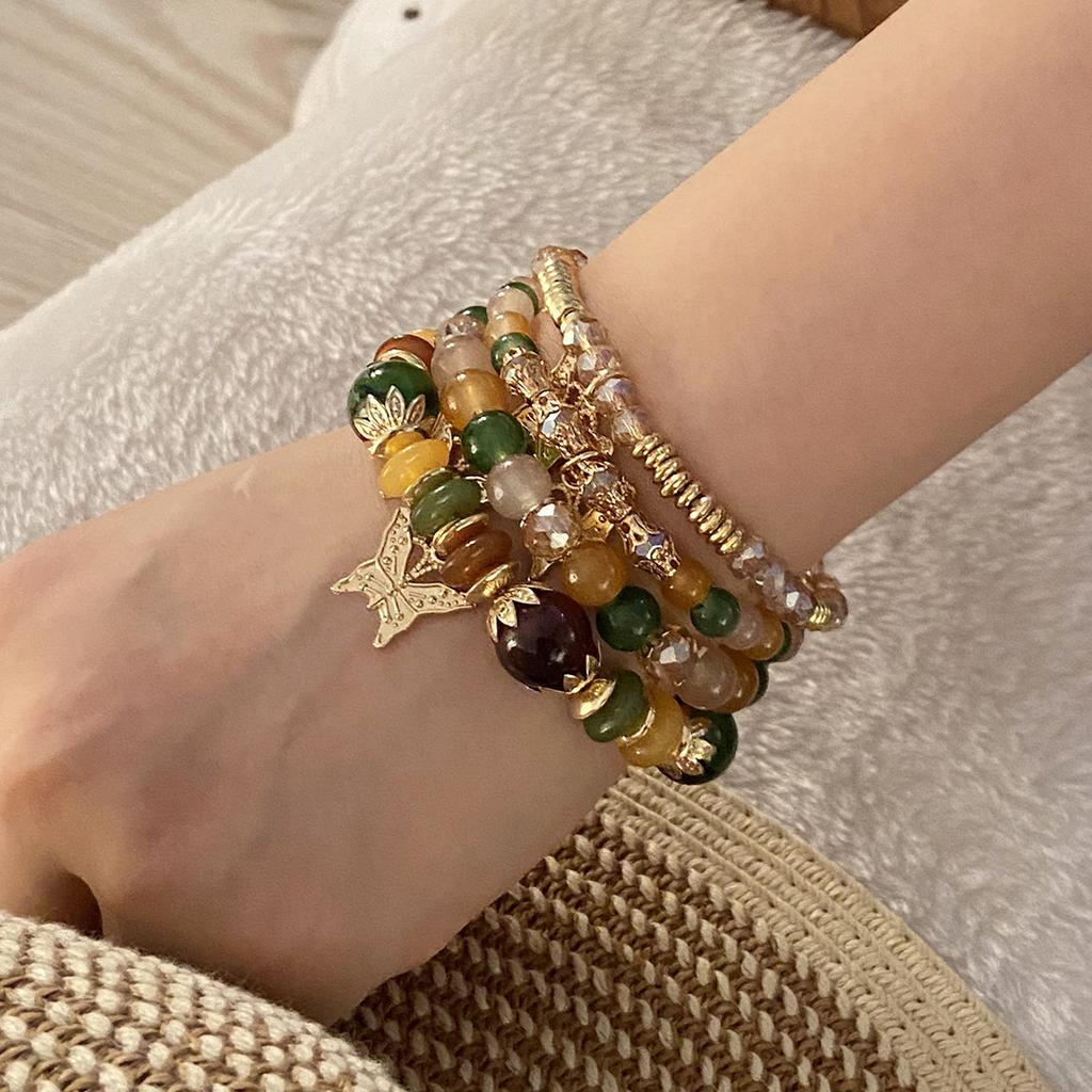 Популярный модный браслет из бусин, богемный браслет-бабочка