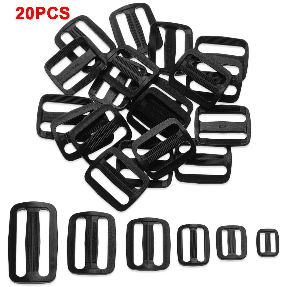 Webbing Curve Tri Glide Bags Accessories Backpack Straps Adjust Buckles Outdoor Adjustable Buckle