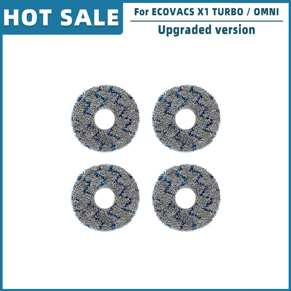 For ECOVACS X1 TURBO / OMNI Spare Parts Accessories Main Side Brush Hepa Filter Rag Mop Stand Dust Bag Dust Box Brush Cover