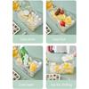Форма для кубиков льда Ice Box с одной кнопкой, с крышкой и коробкой. Многофункциональная форма для приготовления льда. Бытовая форма для хранения пищевого льда.
