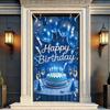 Happy 18th Birthday Door Curtain Women Men Patio 90x180cm Home Decor