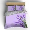 Lavender flowers and stems. Bedding sets Duvet cover sets Duvet covers Pillowcases(1*Duvet Cover 2*Pillowcases without duvet insert)
