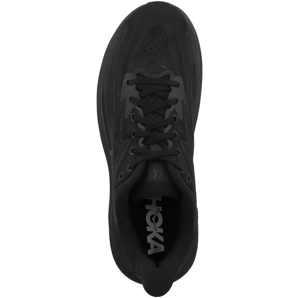 HOKA Clifton 10 Running Black Sneakers for Walking and Road and Cushioned Shoes, (1162030-BBLC), Use, Ultra-Lightweight (Black/Size 26.5/Men's)
