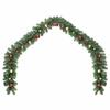 VidaXL Guirlande de Noël décorée avec boules et lumières LED 20 m 246408
