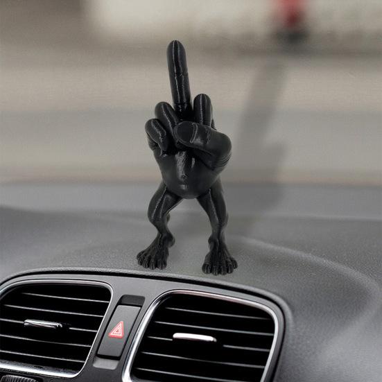 Фигура среднего пальца с ногами Статуя среднего пальца 3D-печатная скульптура Шутка-трофей Главная