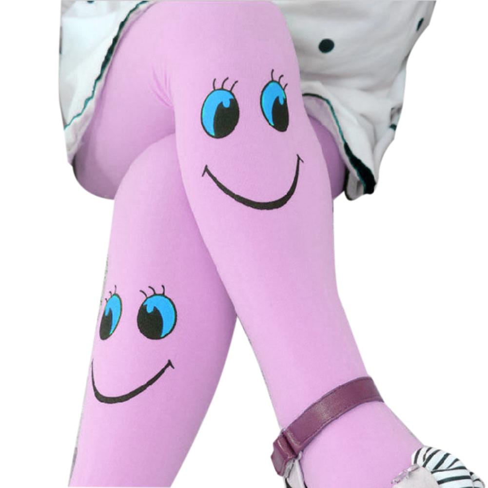 Pair of Tight Smile Baby Kids Girls Tights Pantyhose Stockings Cartoon Soft Velvet Ballet Lovely Socks