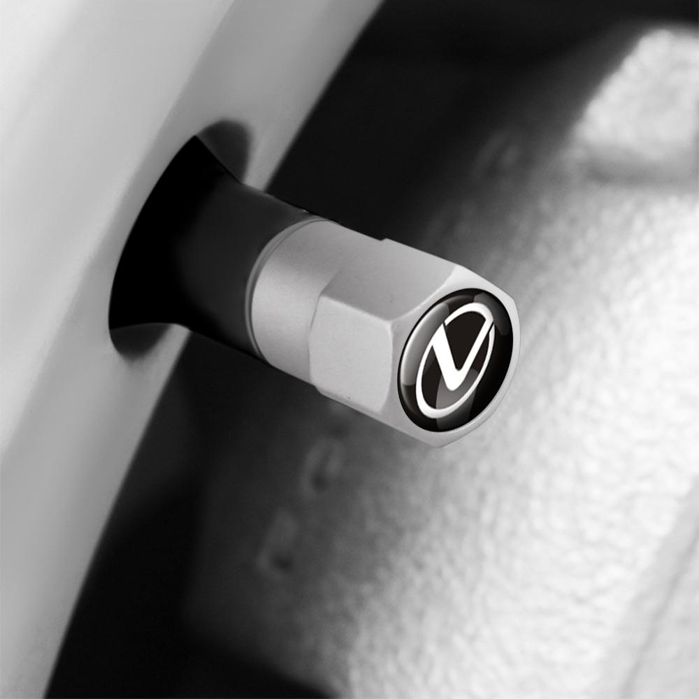 4Pcs Aluminum Car Wheel Tire Valve Caps Tyre Dust Cover Accessories For Lexus RX400h LX570 GX460 GX IS250 LX600 UX250h RX350 RX IT8