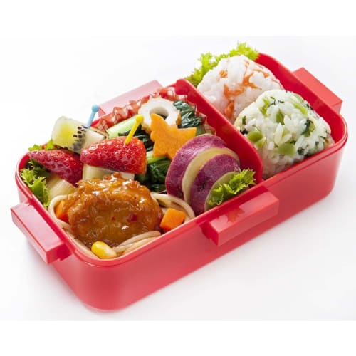 Skater Bento Box, 530ml, Single Tier, Made In Japan, with a 4-Point Lock for Leak-Resistant Lunch, Dishwasher and Microwave Safe, Pok?mon Monster Ball