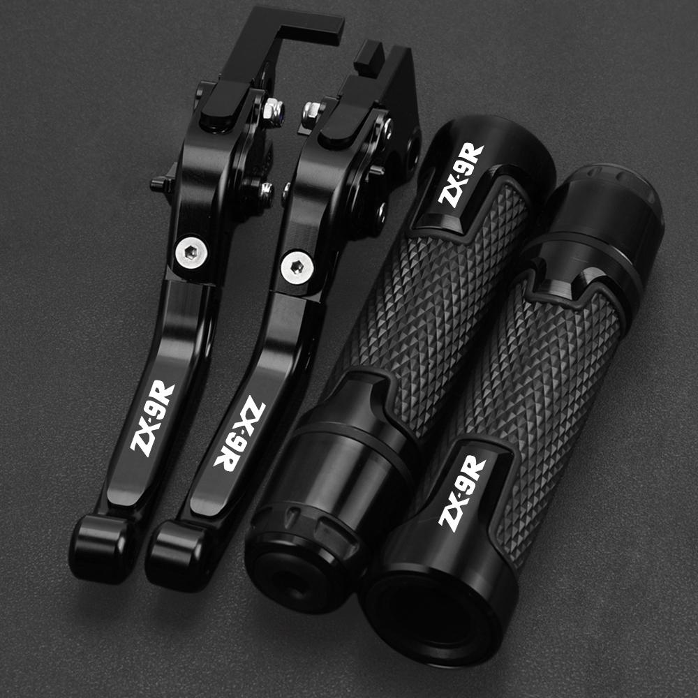 For KAWASAKI ZX9R ZX 9R ZX-9R 2000 2001 2002 2003 Motorcycle Folding Brake Clutch Levers & Handlebar grips Hand bar Accessories