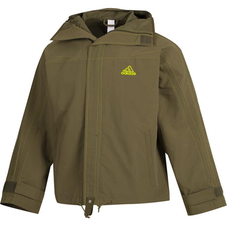 Adidas Jackets Men's Army Green Hooded Moderate Other JD5420