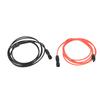 Solar Panel PV Cable Black Red Solar Panel Extension Cable with Male and Female Connectors 3m