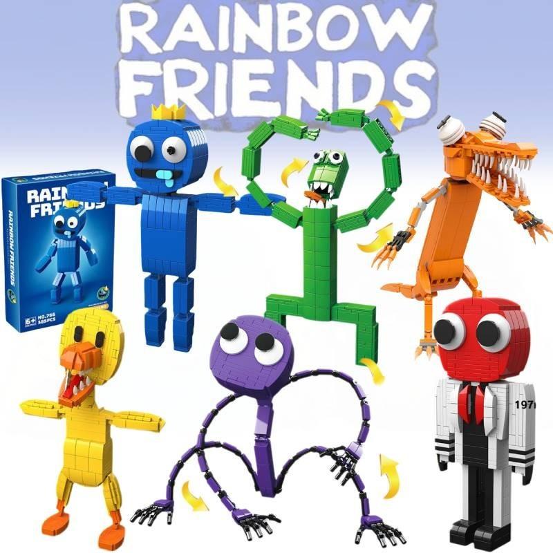 Набор строительных блоков Rainbow Friends для мальчиков, с красочными монстрами из АБС-пластика, от 200 до 400 деталей для бесконечного веселья