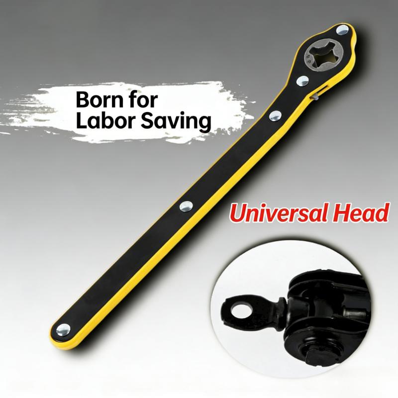 1PC Car Jack Labor Saving Wrench Vehicle Ratchet Wrench Labor Saving Crank Handle Scissor Jack Tire Changing Tool