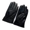 Jiuyunmeng Men's Genuine Leather Gloves, Winter Korean Style, Velvet-Lined, Thick, Warm, Waterproof Motorcycle Riding Gloves