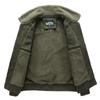 Bomber Jacket Parka Coat Men Winter Warm Thick Fleece Fur Collar Military Coat Men Brand Army Tactics Jacket Men 6xl